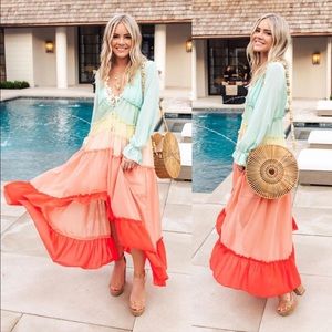 Ombré Rainbow Dress